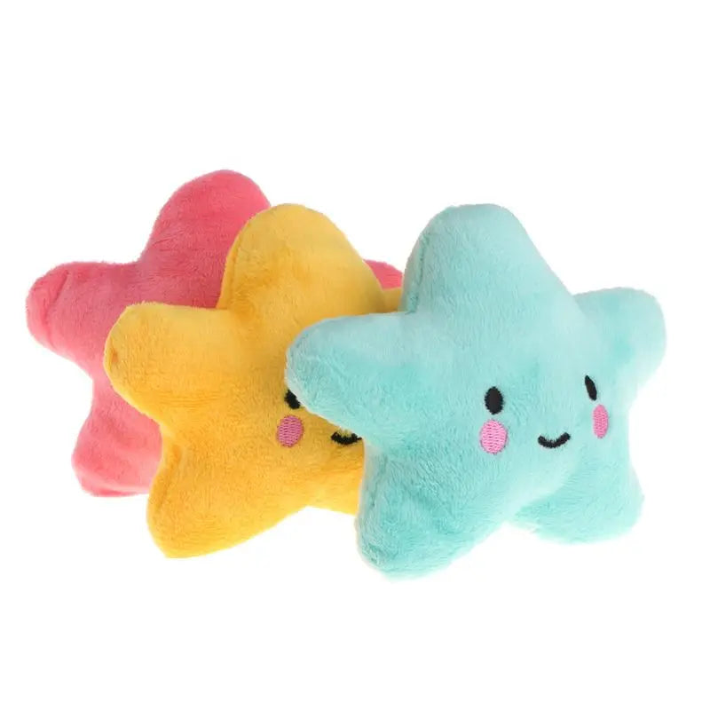 Peluche en forme de nuage et d'étoile, doux et sonore, à mâcher pour chien et chiot