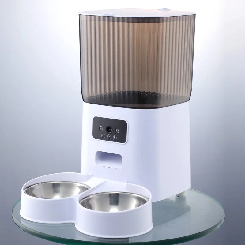 Distributeur automatique de croquettes 5L avec caméra