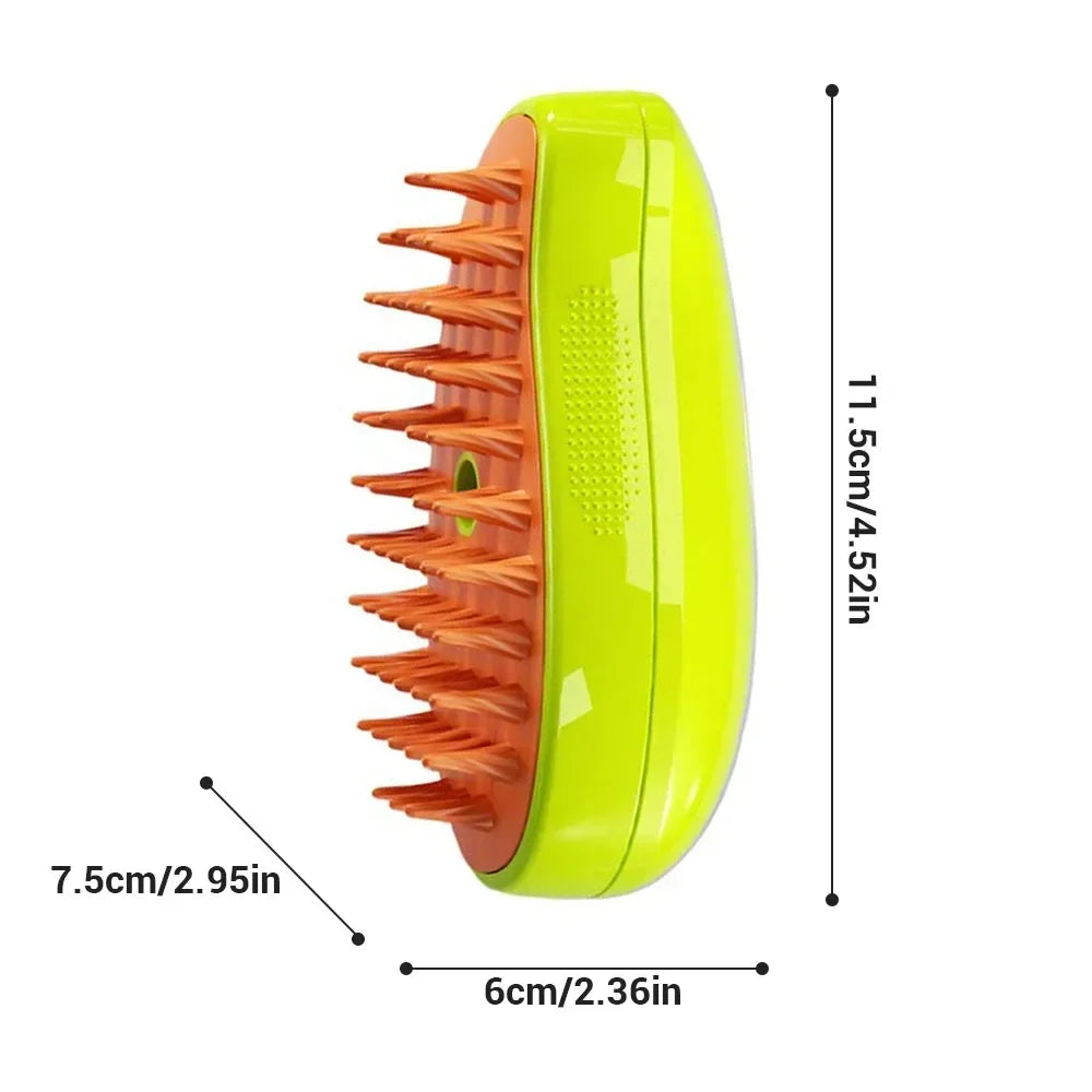 Brosse vapeur pour chat et chien
