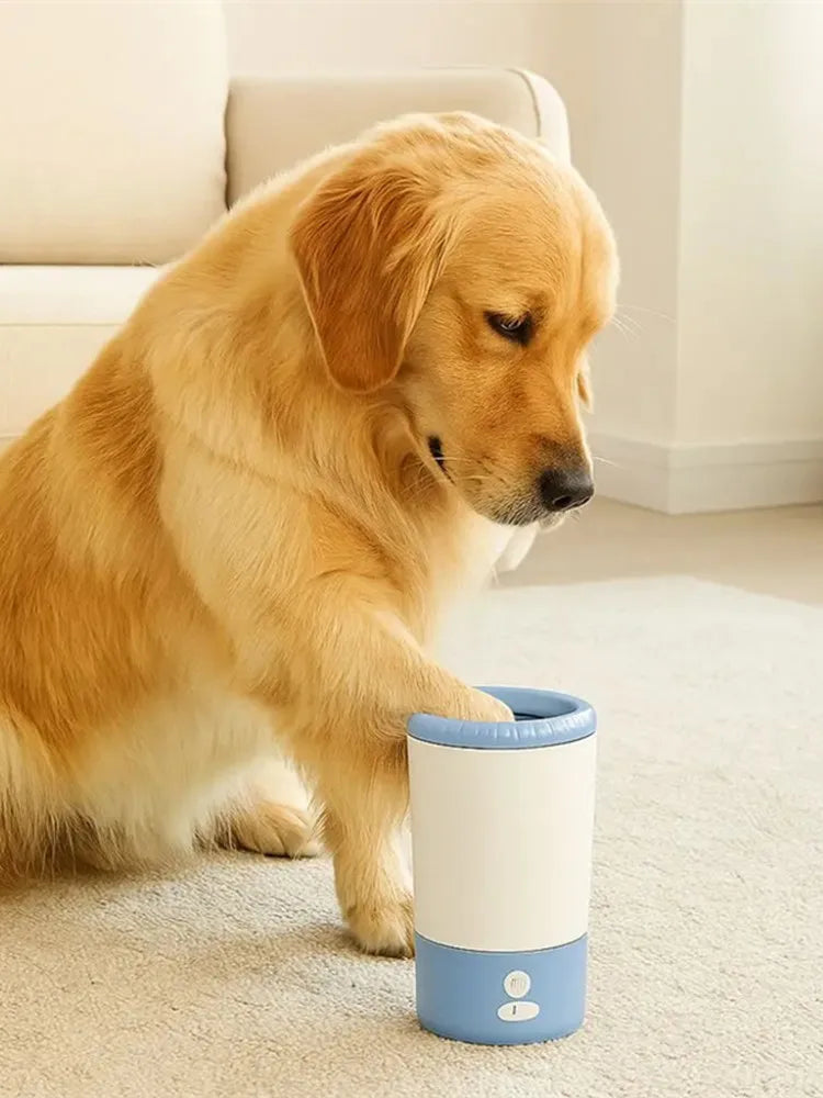 Machine de nettoyage automatique pour pattes d'animaux