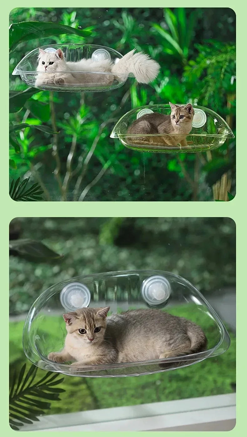 Lit de fenêtre pour chats