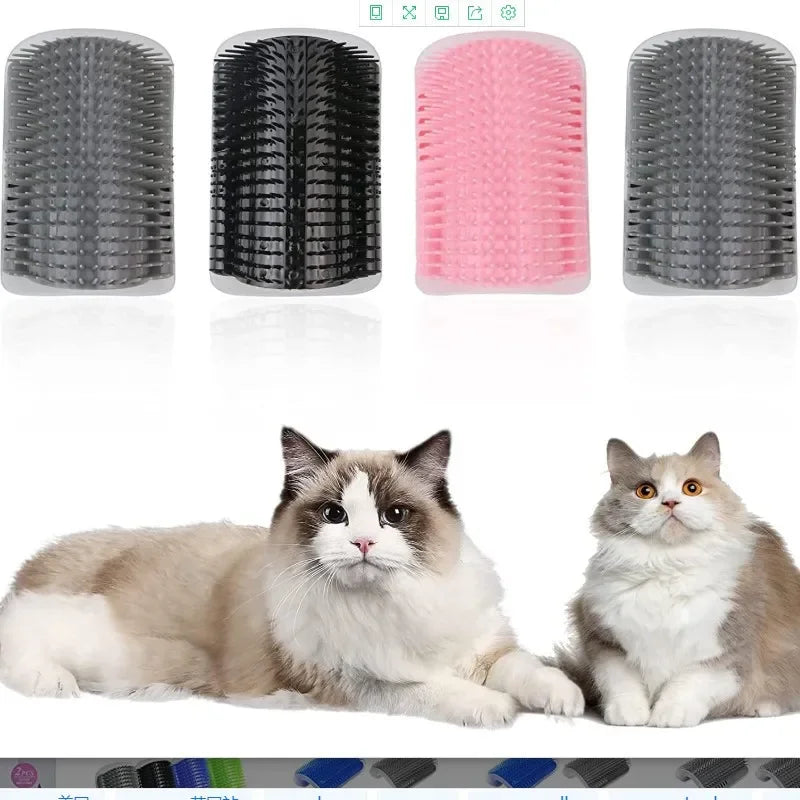 Brosse d'angle pour chat, peigne masseur
