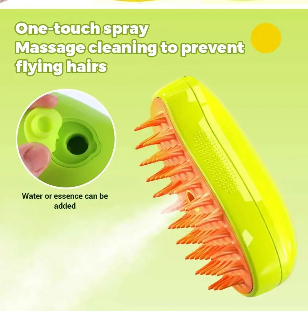 Brosse vapeur pour chat et chien