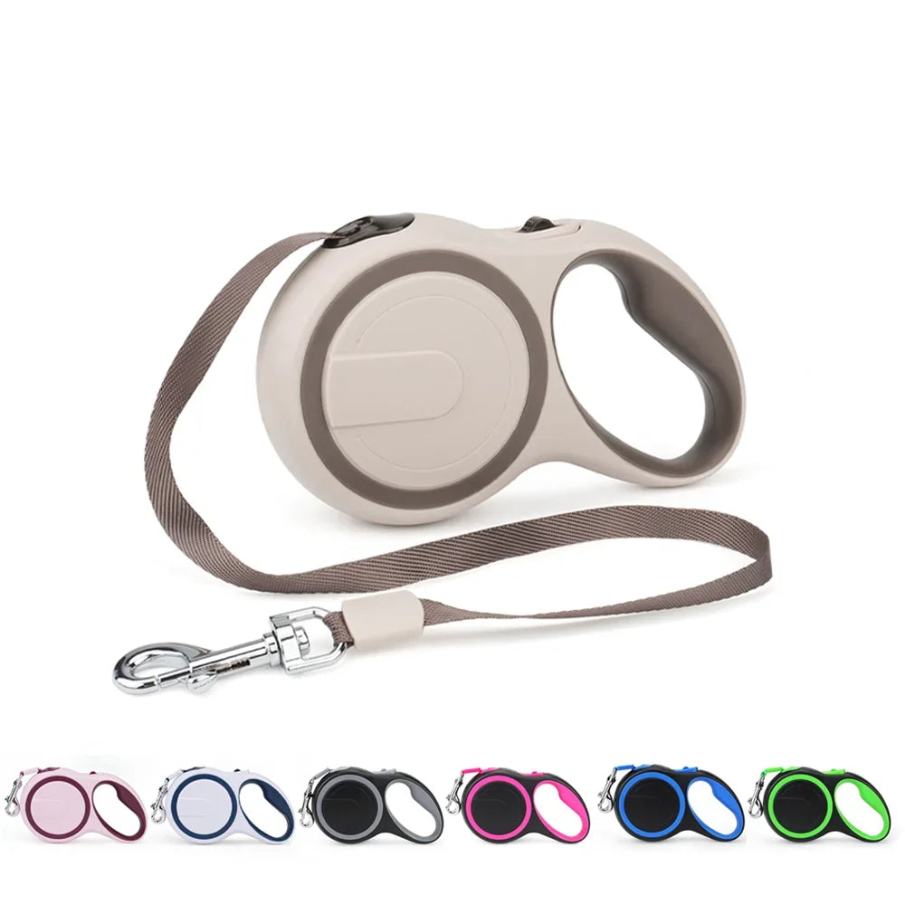 Laisse pour chien de 3 m ou 5 m en nylon résistant, pour chiots, chiens de petite, moyenne et grande taille