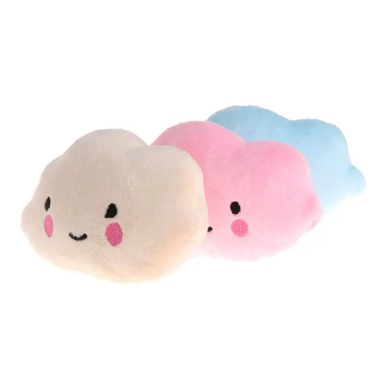 Peluche en forme de nuage et d'étoile, doux et sonore, à mâcher pour chien et chiot