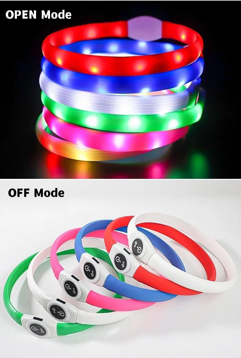Collier lumineux LED étanche en PVC