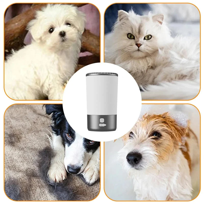 Machine de nettoyage automatique pour pattes d'animaux