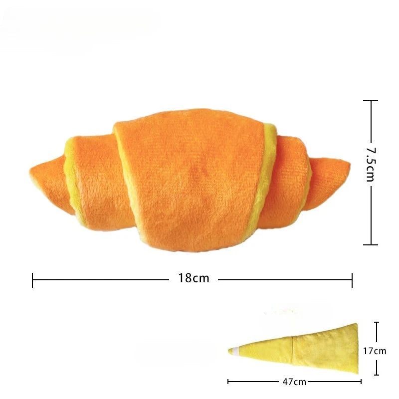 Jouet pour chien en forme de croissant