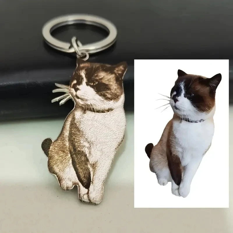 Porte-clés personnalisé avec photo de votre animal de compagnie