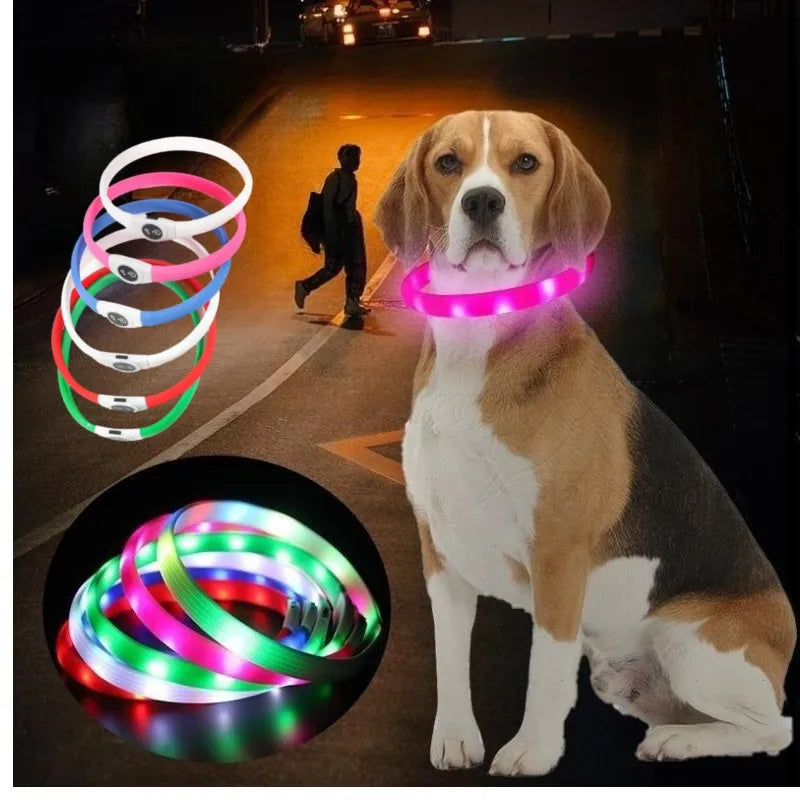 Collier lumineux LED étanche en PVC