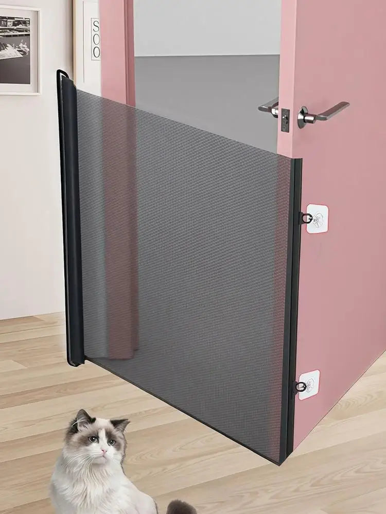 Barrière de sécurité rétractable pour animaux de compagnie