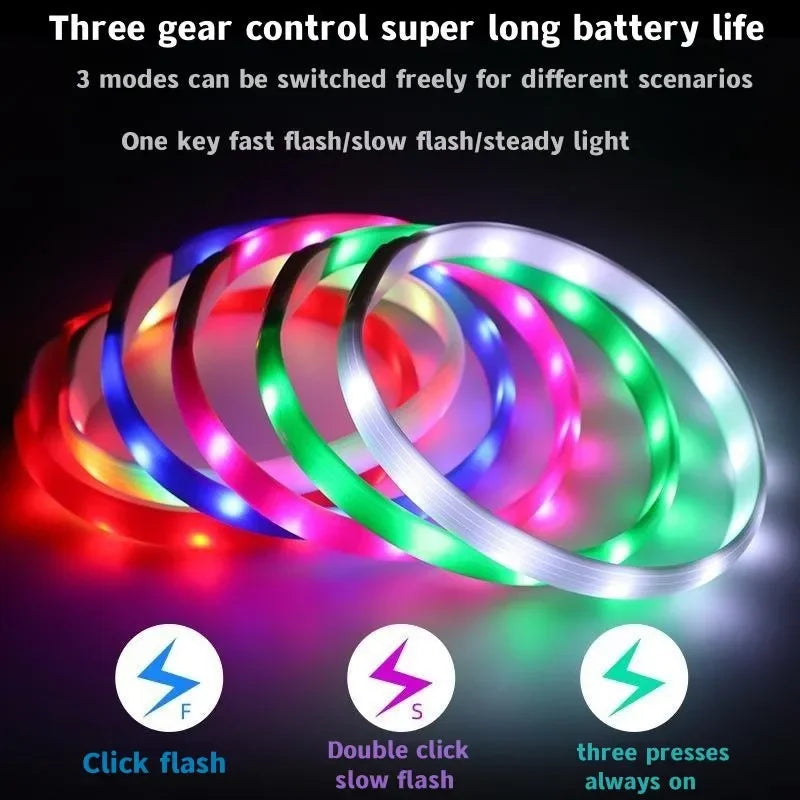 Collier lumineux LED étanche en PVC