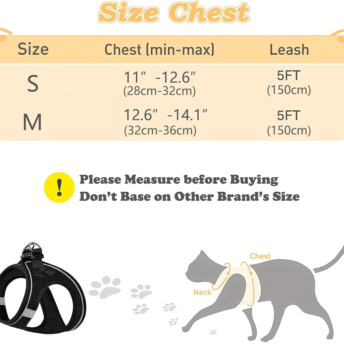 Ensemble harnais et laisse pour chien pour la promenade