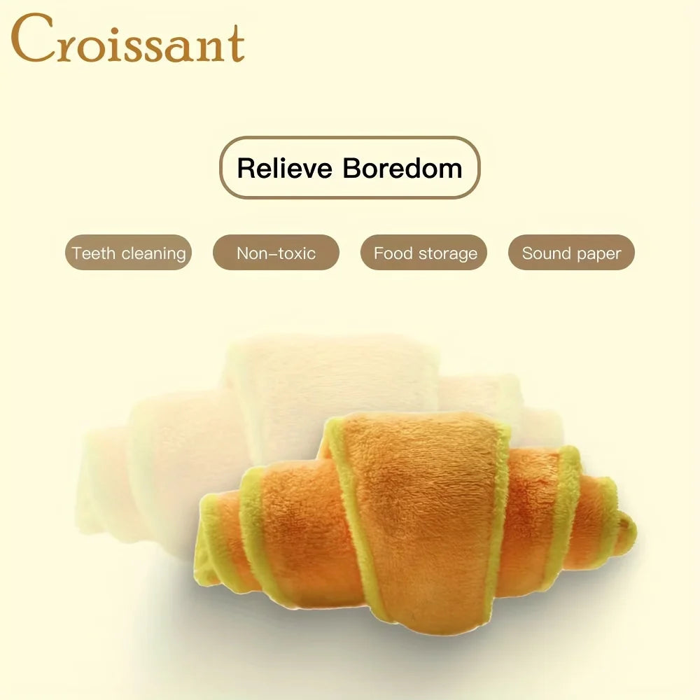 Jouet pour chien en forme de croissant