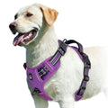 Harnais anti-traction pour chien, gilet rembourré doux et ajustable avec poignée de contrôle facile