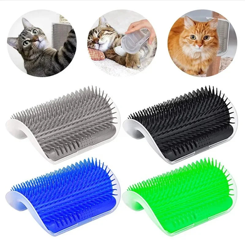 Brosse d'angle pour chat, peigne masseur