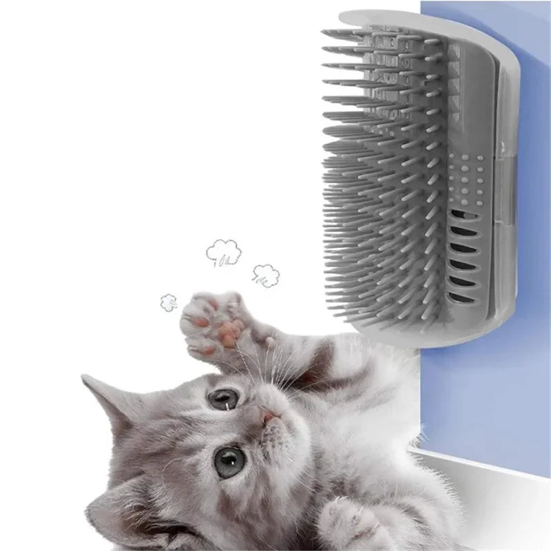 Brosse d'angle pour chat, peigne masseur