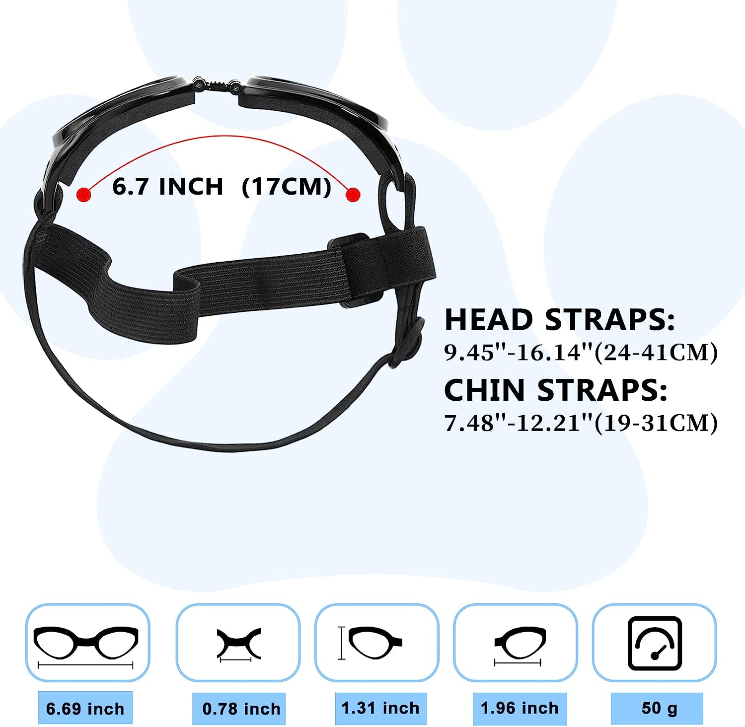 Ensemble casque et lunettes de protection pour animaux