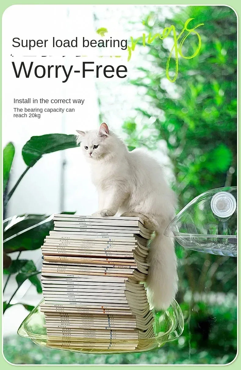 Lit de fenêtre pour chats