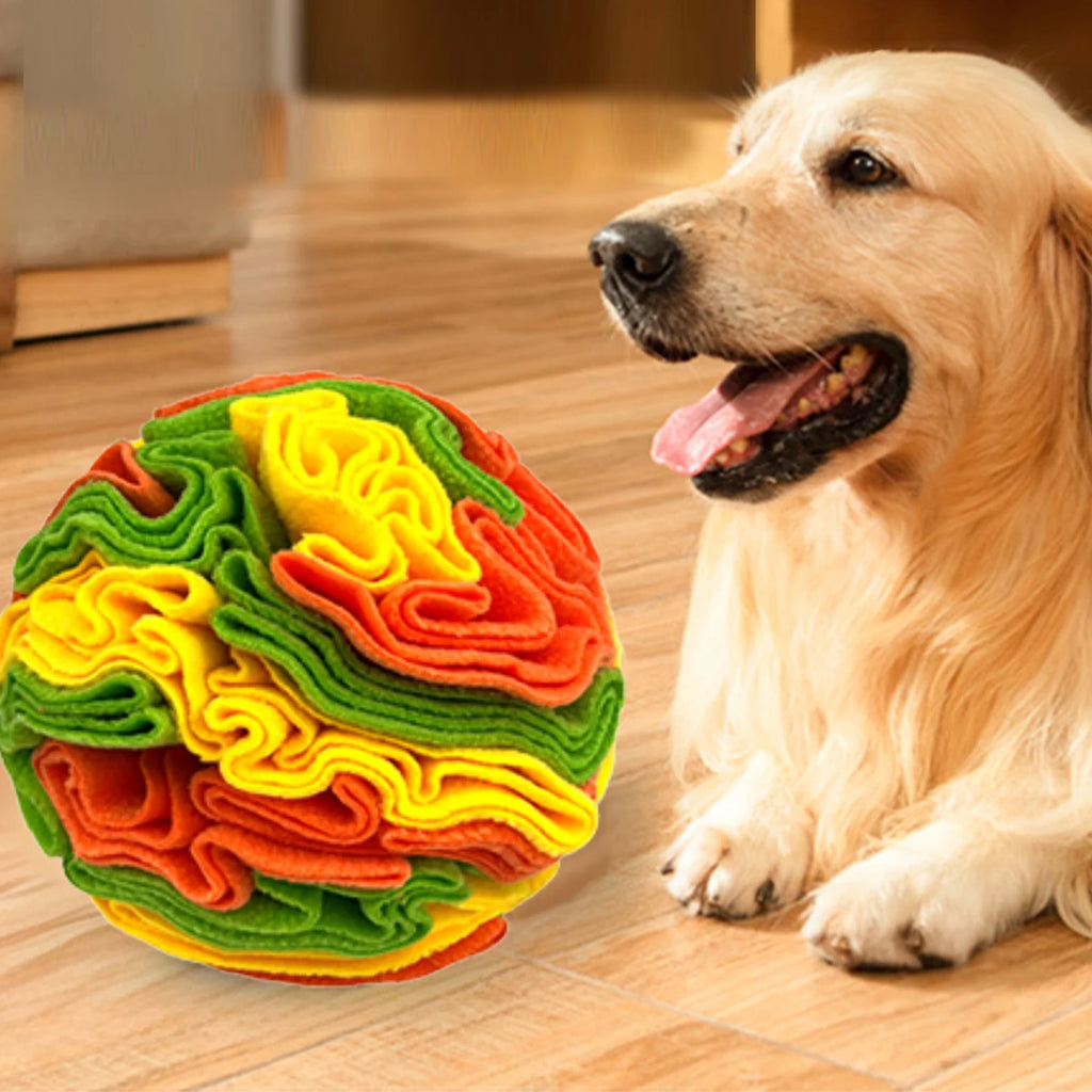 Balle à fouiller interactive pour chiens
