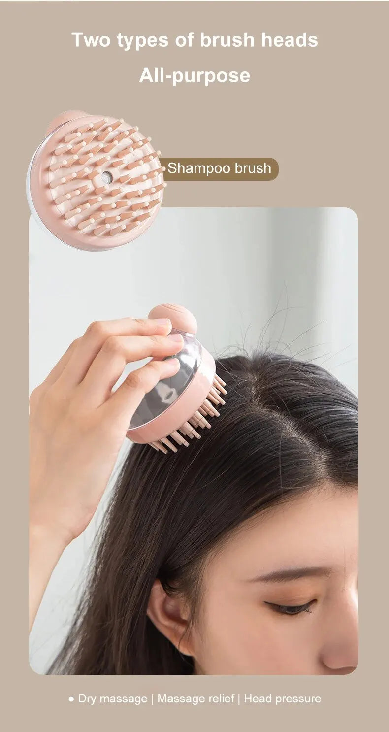 Brosse de bain pour animaux de compagnie (1 pièce) en silicone souple avec distributeur de shampoing et massage doux