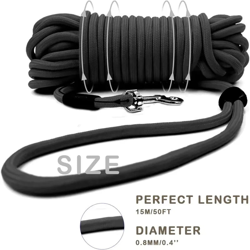 Laisse en Nylon pour chien de 5m 10m 15m de Long
