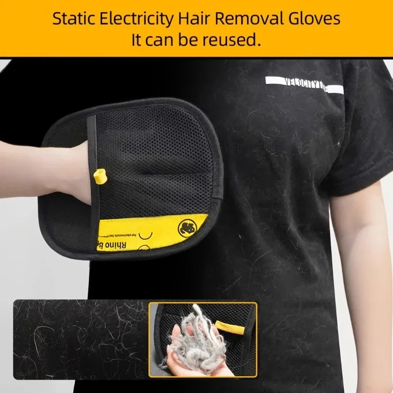 Gants, brosses et outils pour enlever les poils d'animaux