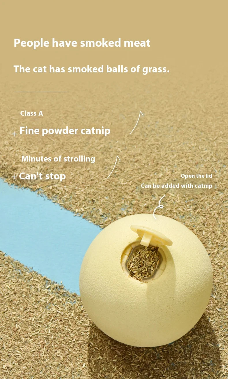 Balle interactive pour chat intelligent