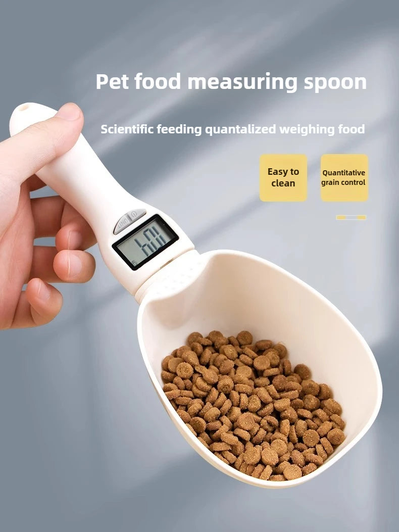 Cuillères doseuses électroniques intelligentes pour croquettes de chat et de chien