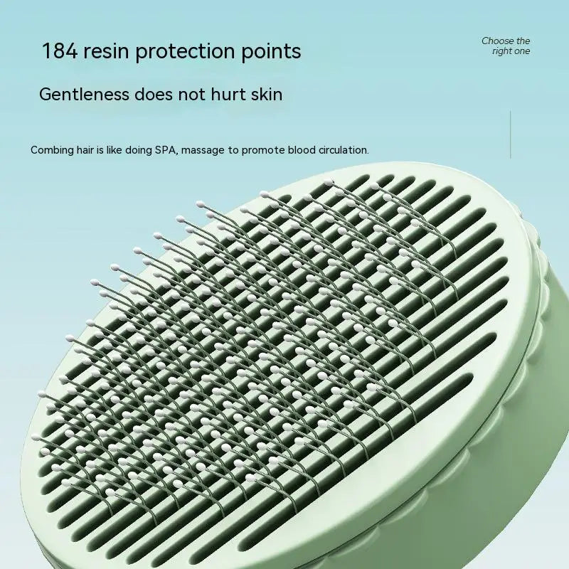 Brosse à poils pour chiens et chats, peigne en acier inoxydable pour le toilettage et l'entretien des chats à poils longs