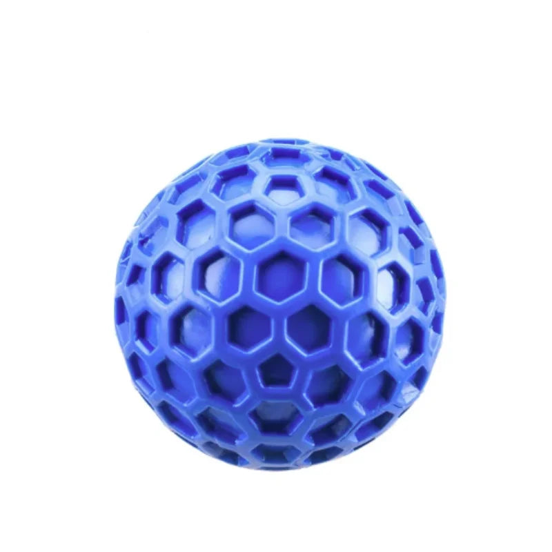 Balle interactive indestructible en caoutchouc à mâcher pour chiens de petite