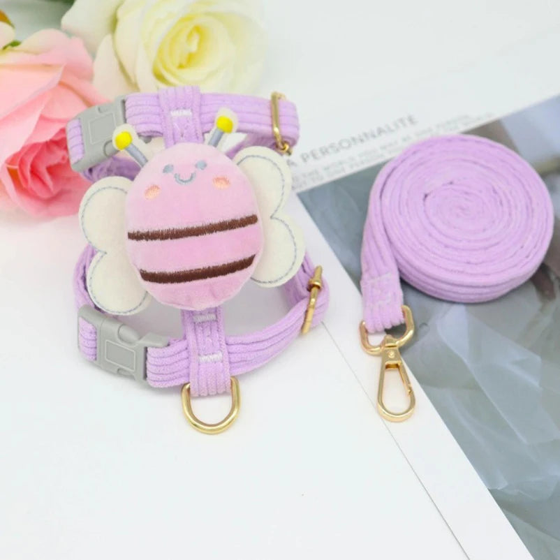 Ensemble harnais et laisse pour petits chiens