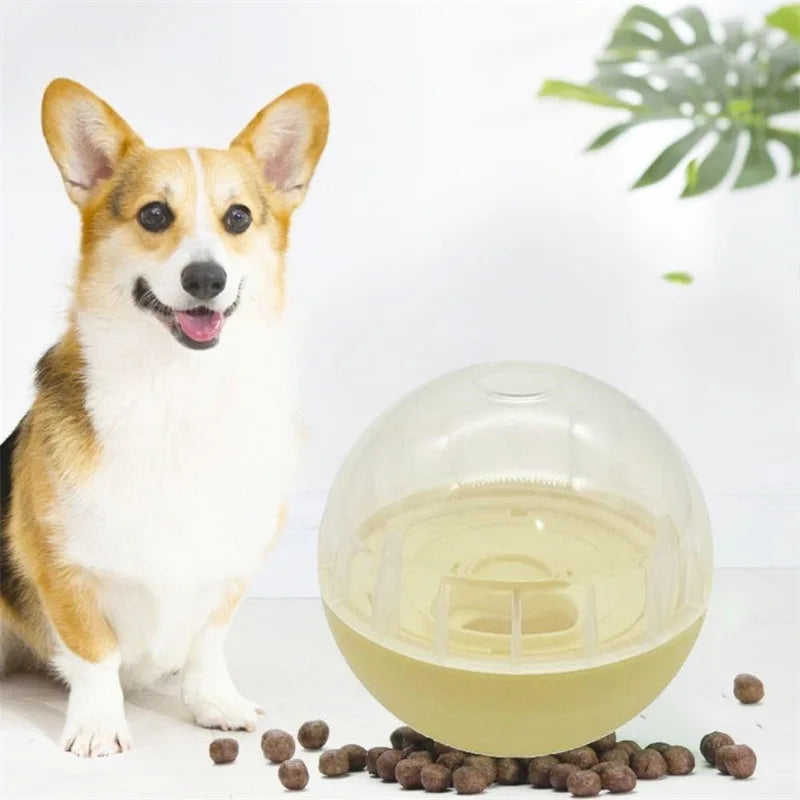 Jouet interactif pour chiens et chats : balles anti-fuite de nourriture