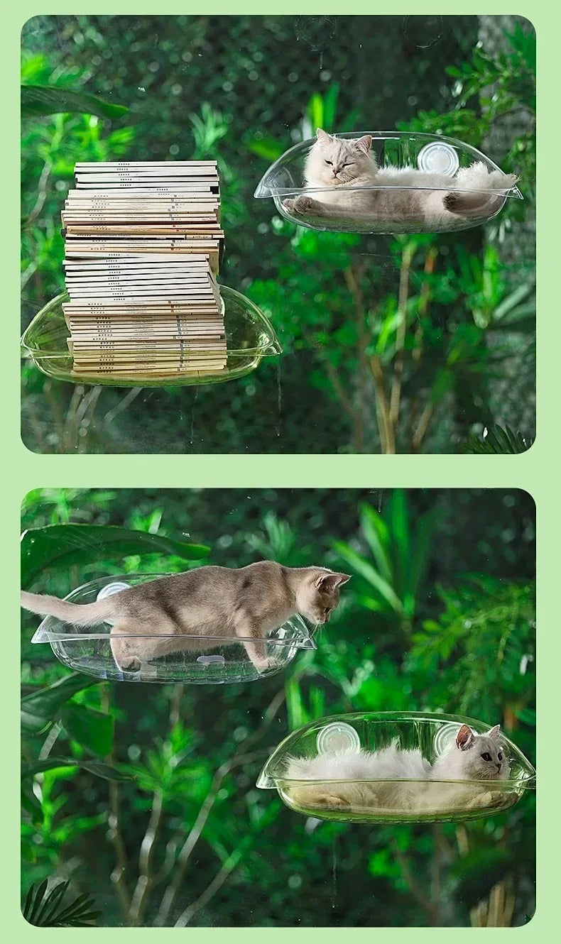 Lit de fenêtre pour chats