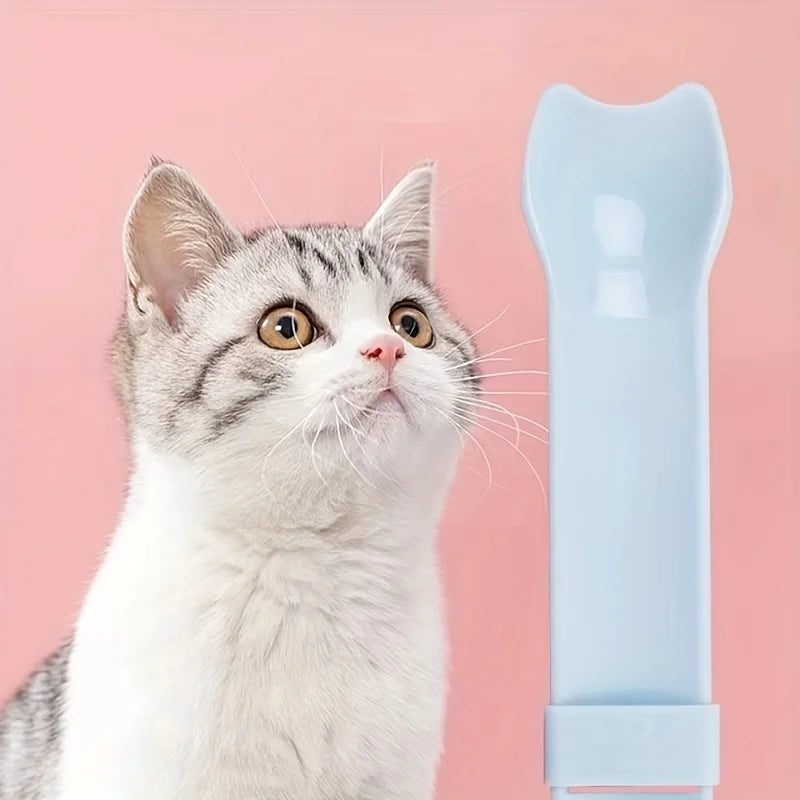 Cuillère à presser pour distributeur de friandises humides à lécher pour chats
