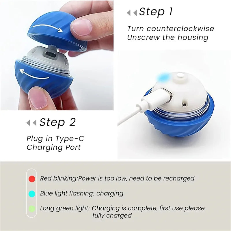 Balle jouet intelligente pour chien