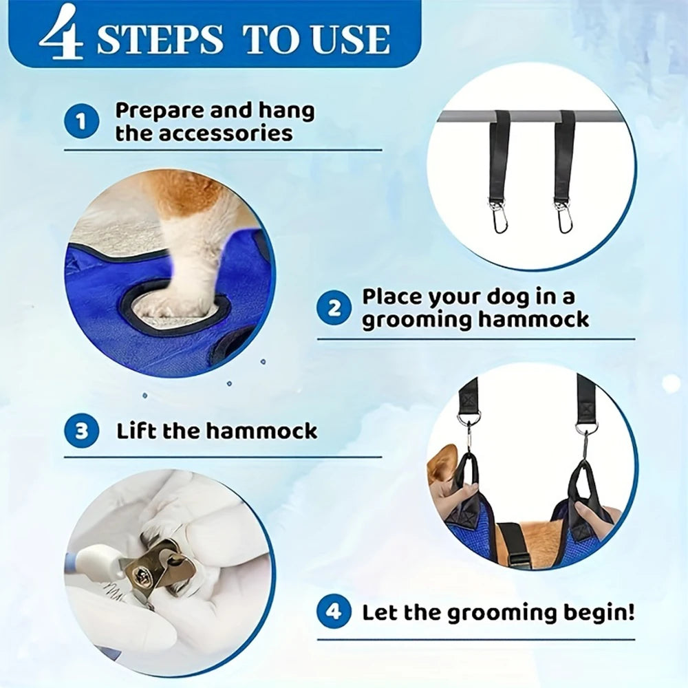 Hamac de toilettage pour animaux
