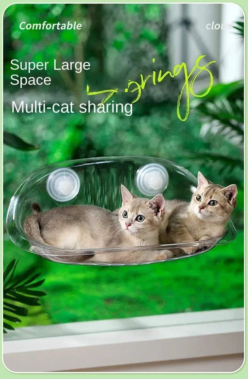 Lit de fenêtre pour chats