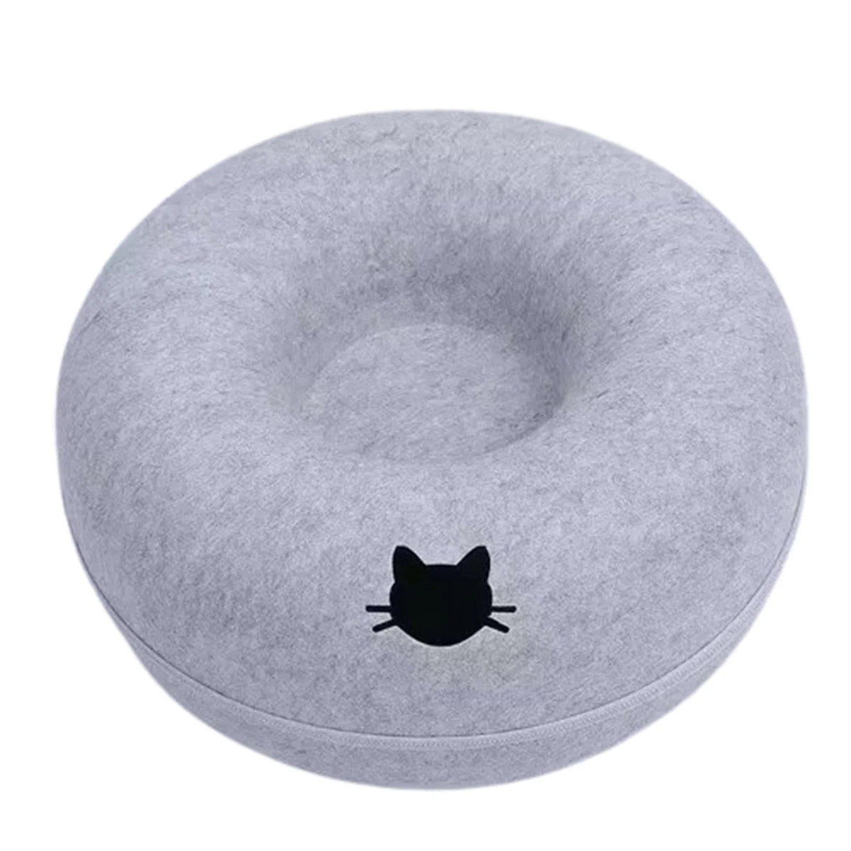 Tunnel interactif rond pour petits chats