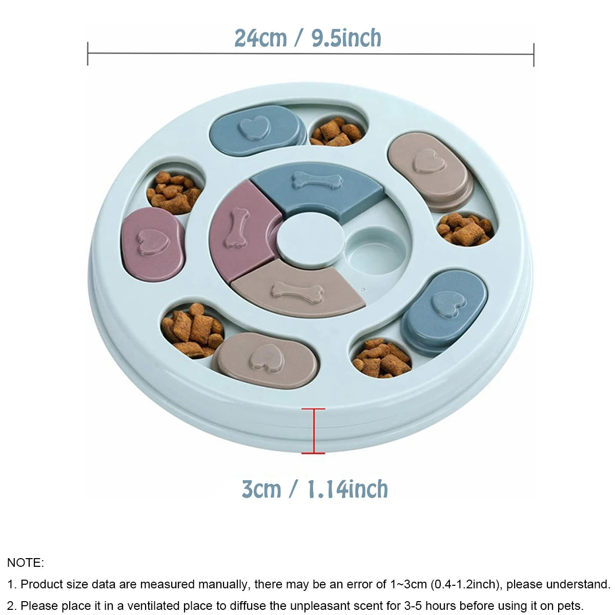 Jouet d'éducation alimentaire interactif pour chien