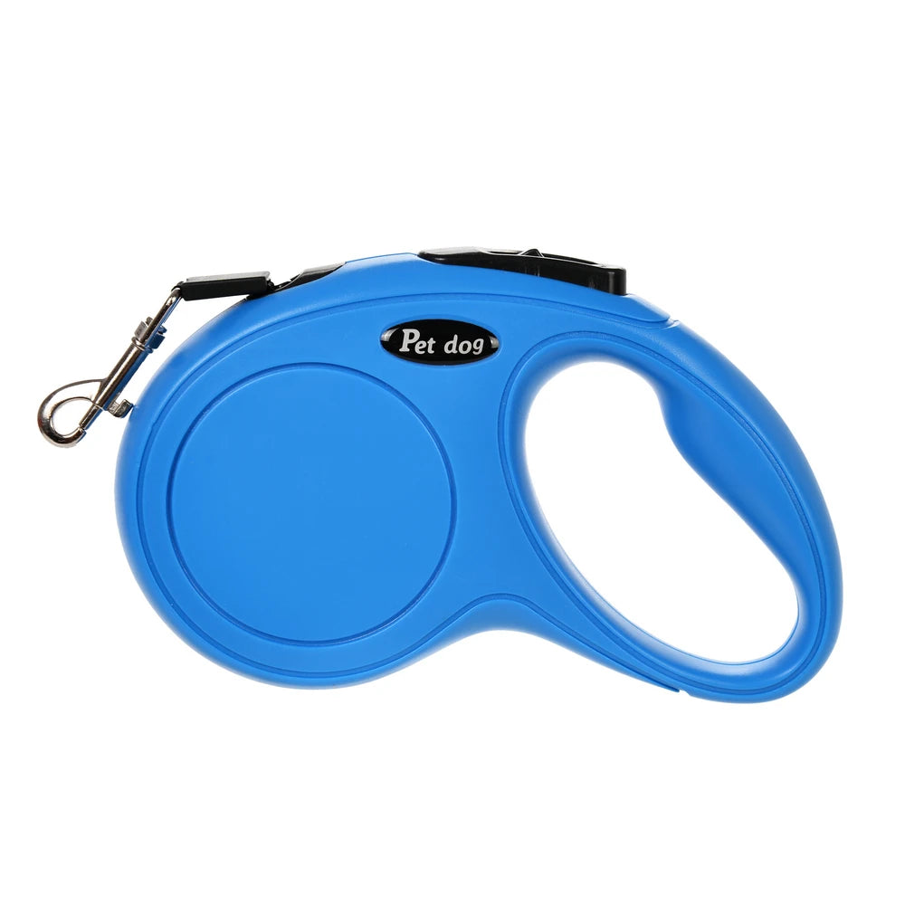 Laisse automatique rétractable pour chiens de petite et moyenne taille