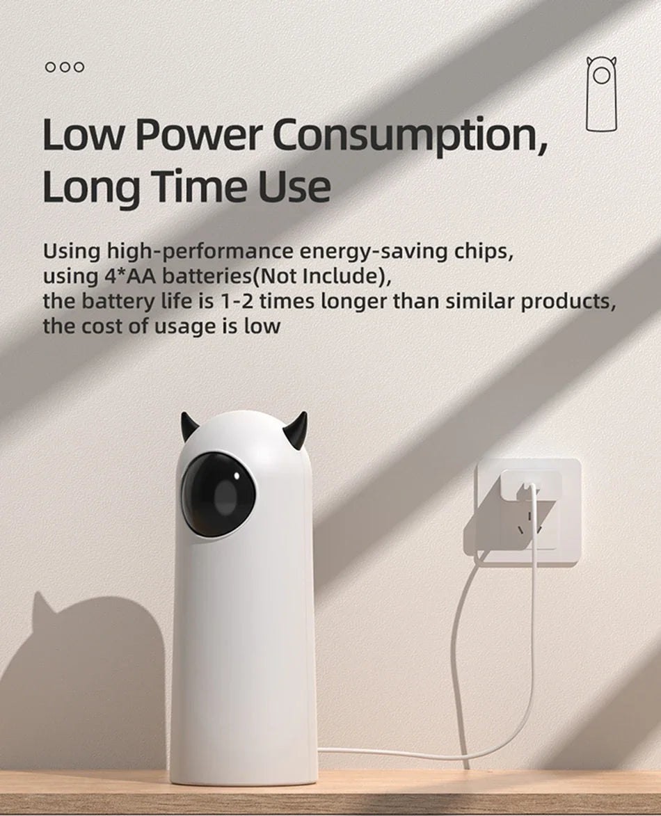 Jouet Laser Automatique Rechargeable pour Chat — 3 Modes