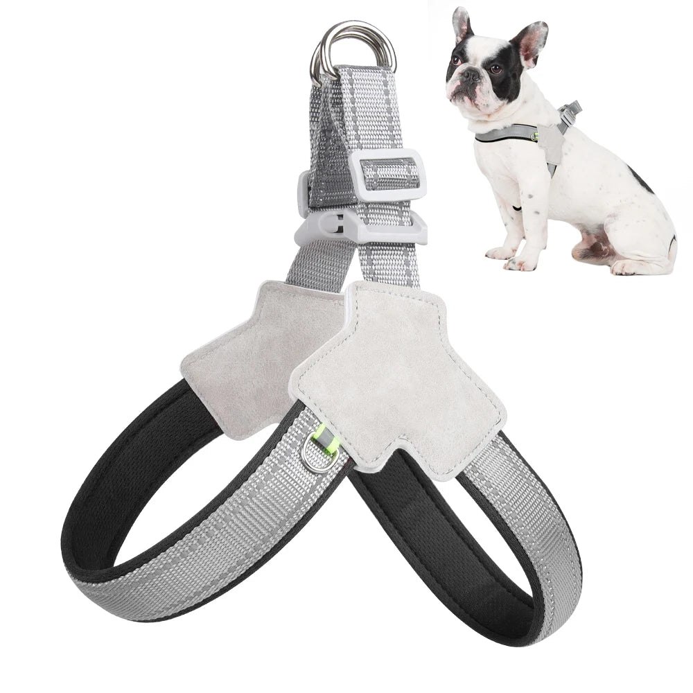 Harnais d'été anti-traction, sangle de poitrine respirante