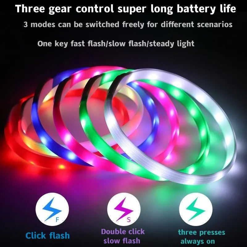 Collier lumineux LED étanche en PVC